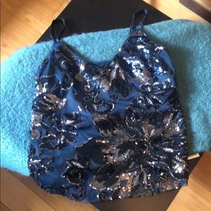 White House Black Market sequin cami